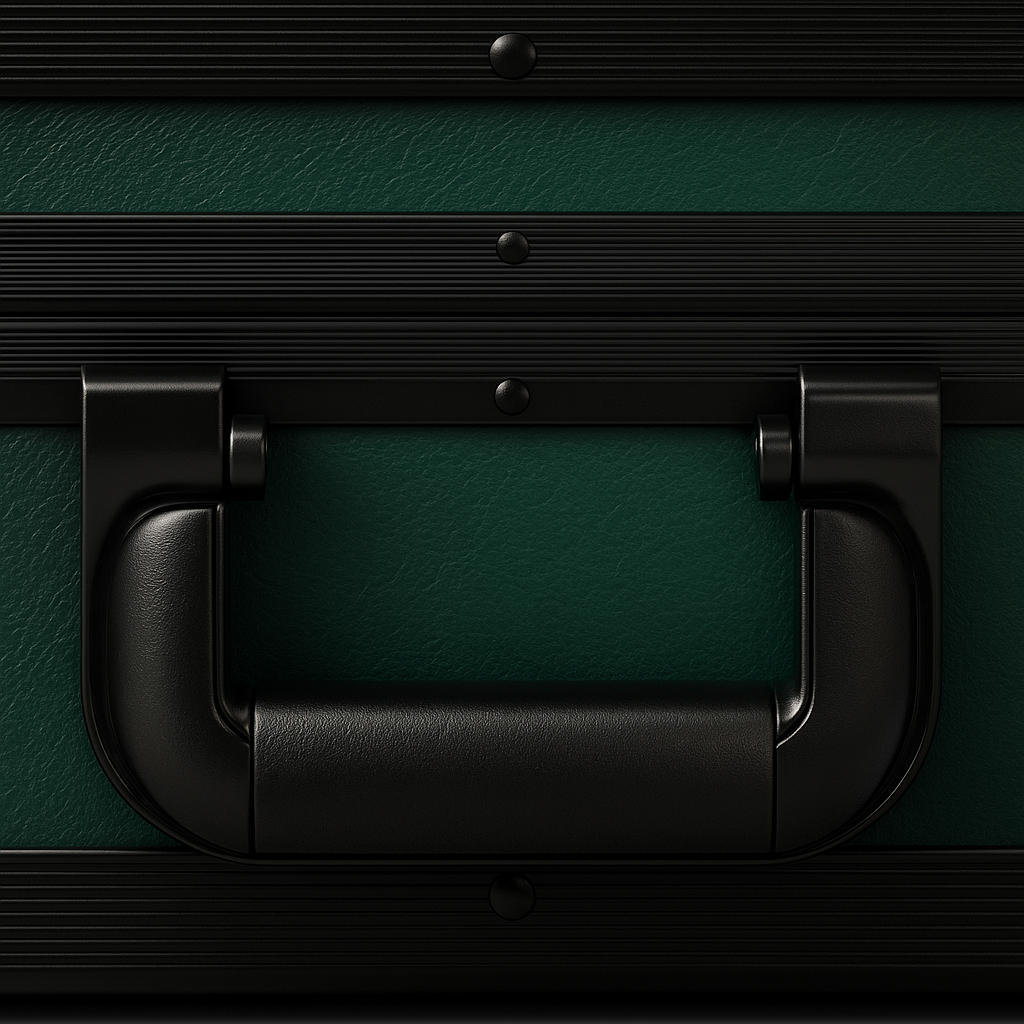 Luxury Pelvani Briefcase - Emerald