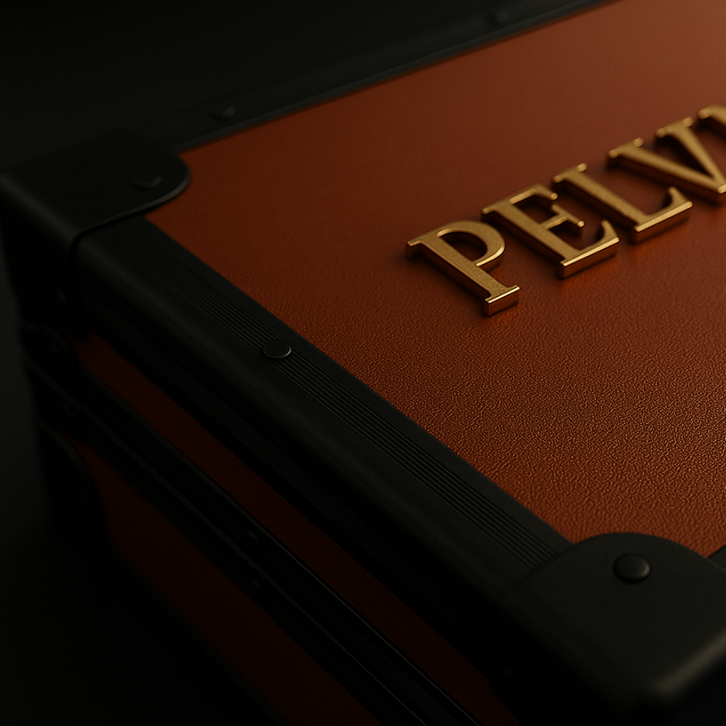 Luxury Pelvani Briefcase - Cognac