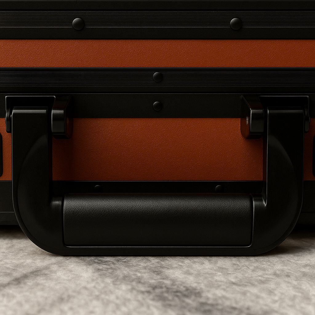 Luxury Pelvani Briefcase - Cognac