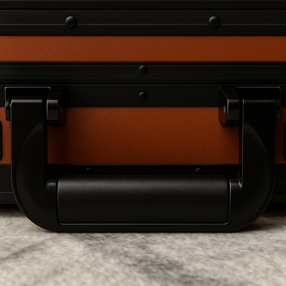 Luxury Pelvani Briefcase - Cognac