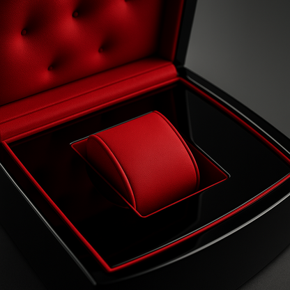 Luxury Pelvani Box - Crimson Obsidian
