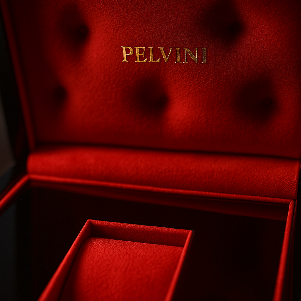 Luxury Pelvani Box - Crimson Obsidian