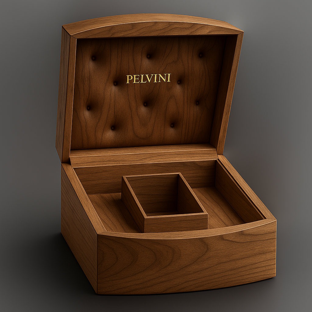 Luxury Pelvani Box - Crimson Obsidian
